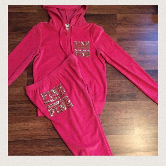 Pink Victoria Secret Twopiece Set 
