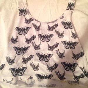 Harry styles tattoo crop top