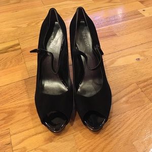 Ninewest Suede Mary Jane Pumps