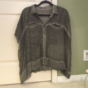 Free People shirt sleeve shirt