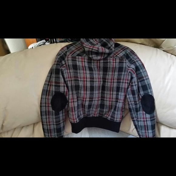Billabong Plaid Toggle Jacket EUC - Picture 2 of 4