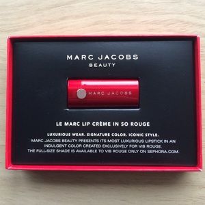 Marc Jacobs Le Marc Lip Creme in So Rouge