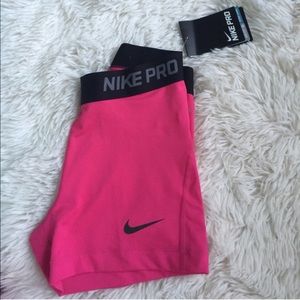 NWT Pink Nike Pro's