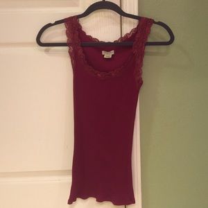 Luck brand stretchy tank top