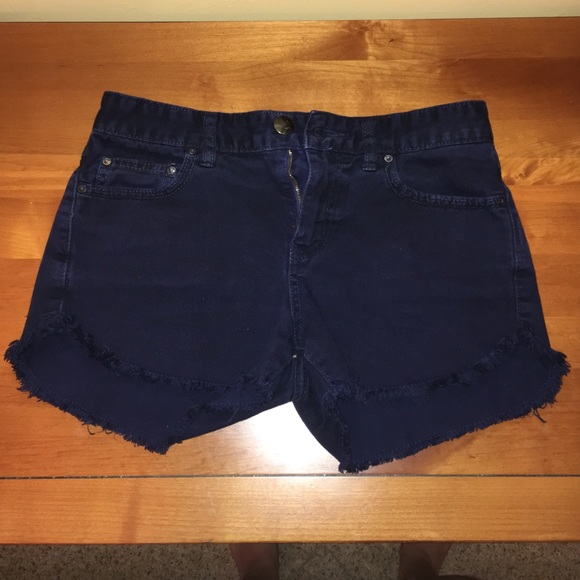 Free people jean shorts