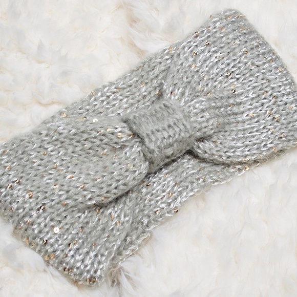 🔮 Knotted Grey Headband