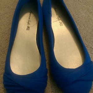 Blue flats