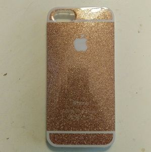 IPhone 5/5s Gold Glitter Case
