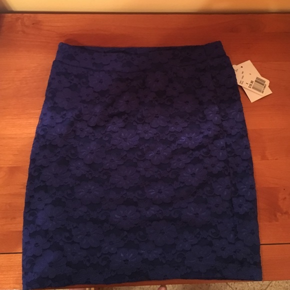 Brand new NWT Royal blue skirt