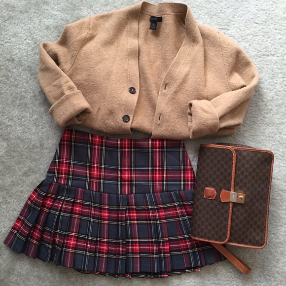 Winter Plaid Punk/Preppy Miniskirt