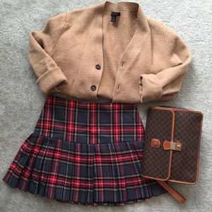 Winter Plaid Punk/Preppy Miniskirt