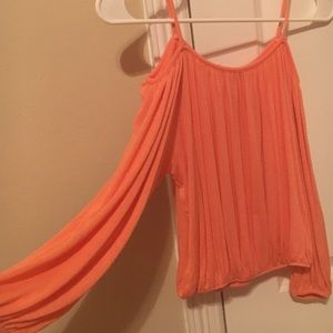 cute orange shirt!
