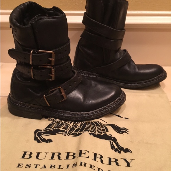 Burberry combat boots size 7 - Picture 4 of 4