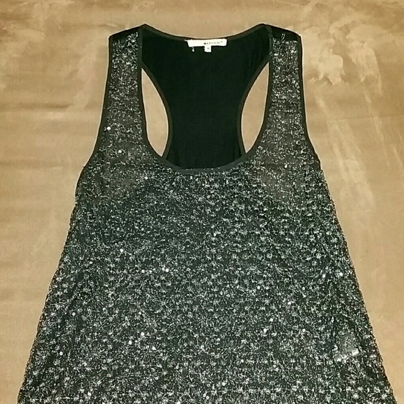 Sequined Dressy Tank Top