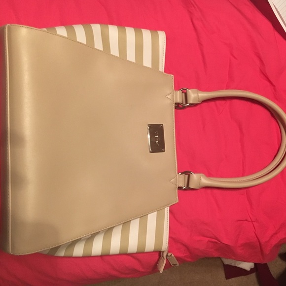 cream colored Nine West purse!