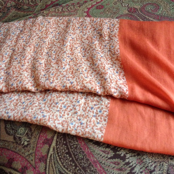 American Rag Floral/ Orange Scarf