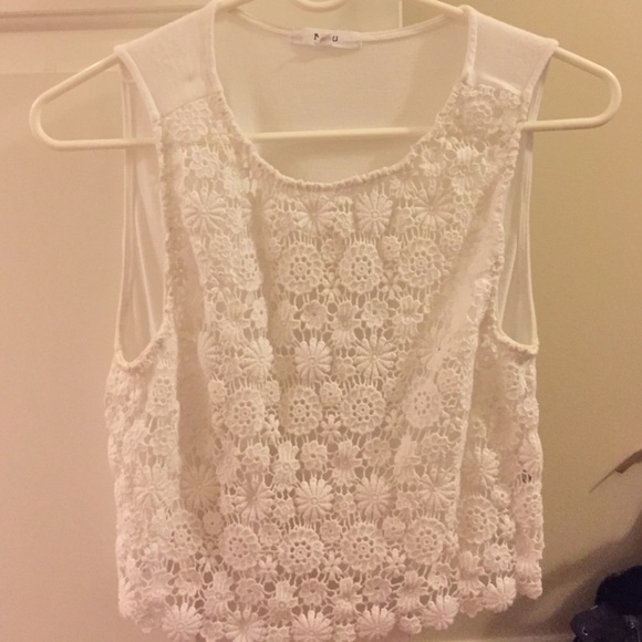 Floral Lace Crop Top