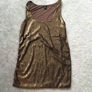 Festive Sequin Tank Top