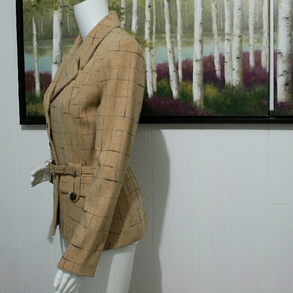 Biacci CAMEL belt jacket size 4 - Picture 2 of 4