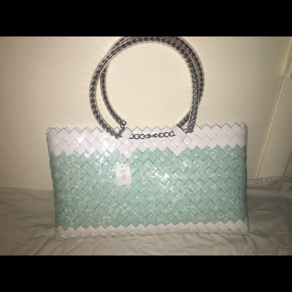 Teal & White - Purse