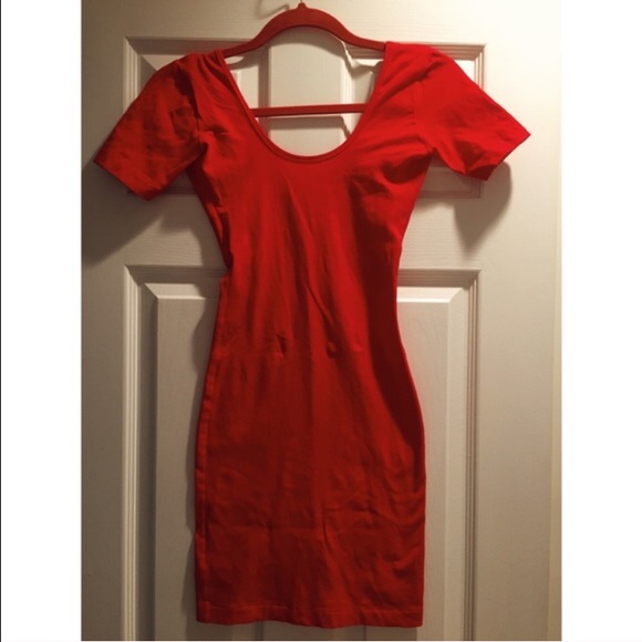 Red American Apparel Bodycon