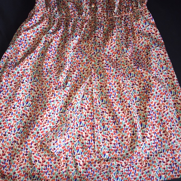 Floral Tube Top w/ slit under chest - Picture 3 of 4