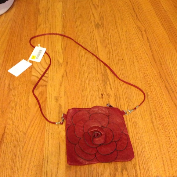 Collegiate Outfitters red rose purse