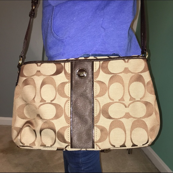 Coach Fold Over  Messenger Bag
