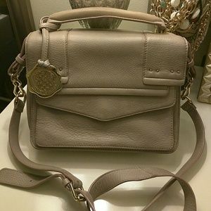 Vince Camuto Taupe Leather Crossbody