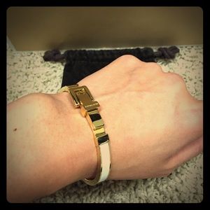 Micheal Kors white and gold-tone bracelet