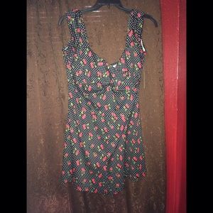 Stop Staring cherry romper