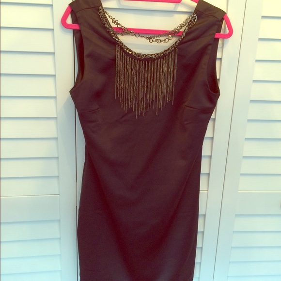 Sexy LBD w/ Chain Detailing
