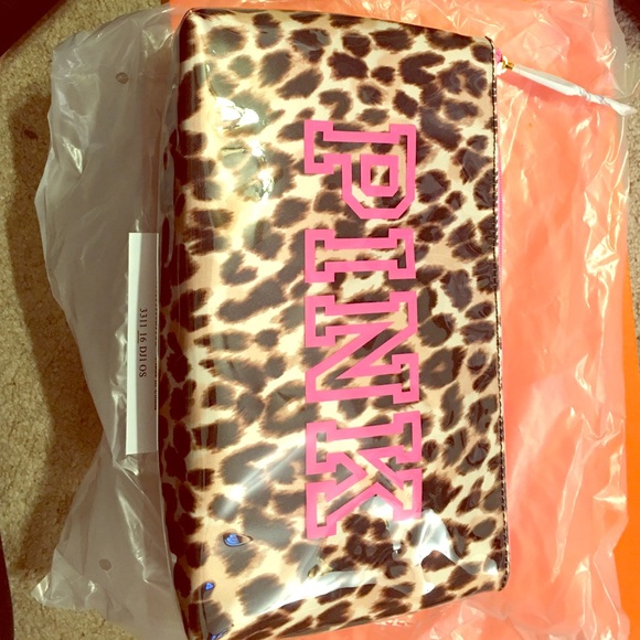 Vs pink cosmetic bag