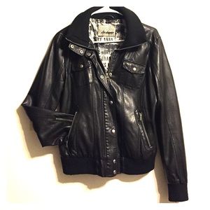 GUESS Leather Style Jacket