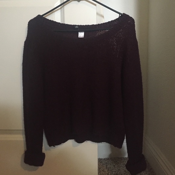 Burgundy sweater from H&M