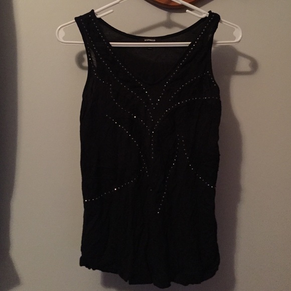 Black tank top from Express