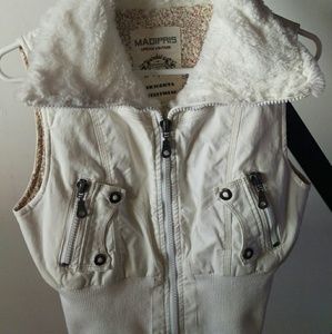 White Fur Vest