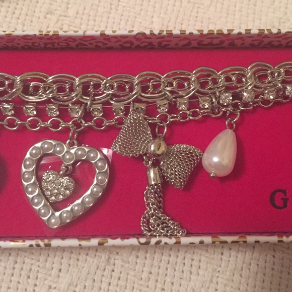Guess Multi-Strand Charm Bracelet - Picture 3 of 4