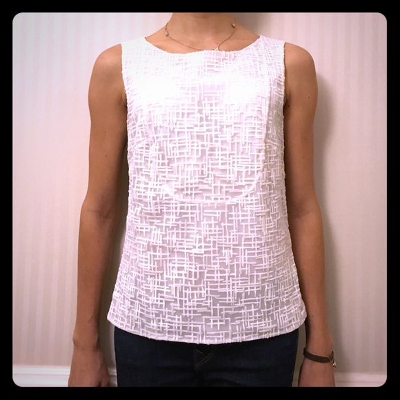Ribbed white CHANEL top - Picture 1 of 4