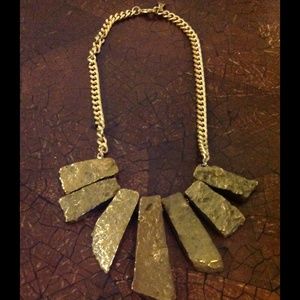 Anthropologie Ore-Fringe Bib Necklace