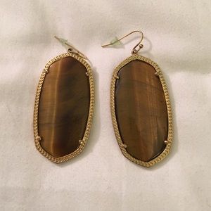 Kendra Scott Danielle Earrings in Tiger's Eye