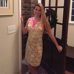 Lilly Pulitzer Yellow, Green, and Pink Dress