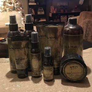 Wen sweet almond mint hair care lot! 8 products!