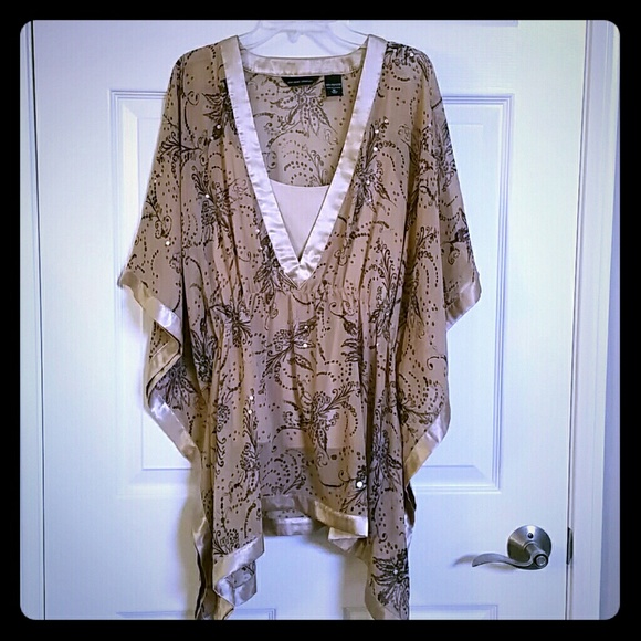 New York & Company Kimono with Camisole