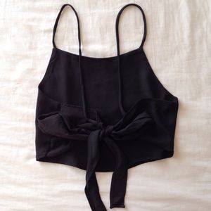 Cropped halter/tank top Brandy Melville