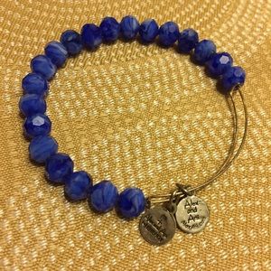 Alex & Ani Blue Bead Bangle