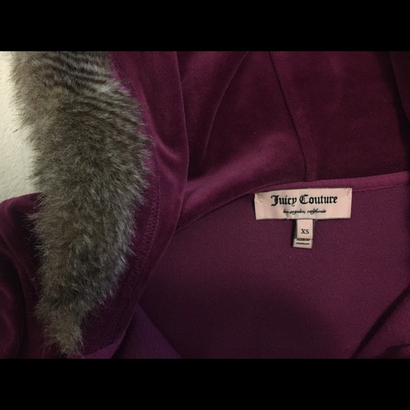 Fur Detail Velour Jacket - Picture 1 of 4