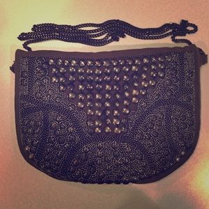 Army Green Crossbody with Embellishment