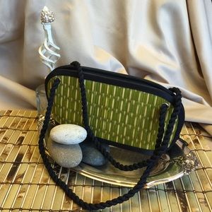 Darling, bamboo and straw handbag