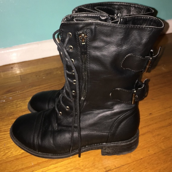 Black Combat Boots
